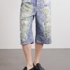 Judda Rose Printed Cotton Shorts - FR