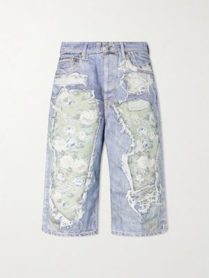 Judda Rose Printed Cotton Shorts Judda Rose Printed Cotton Shorts