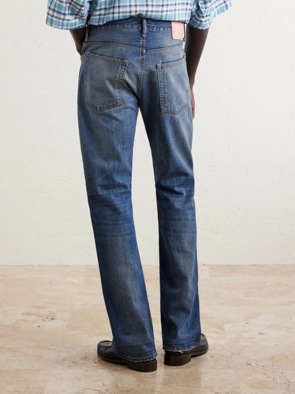 Straight-Leg Cotton Jeans - BK