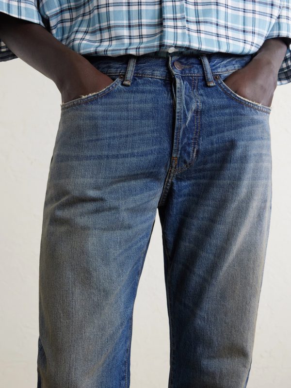 Straight-Leg Cotton Jeans - CU