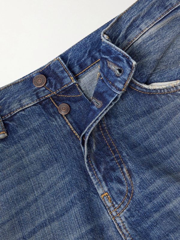 Straight-Leg Cotton Jeans - E1