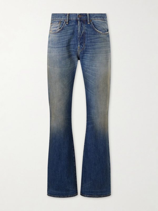 Straight-Leg Cotton Jeans
