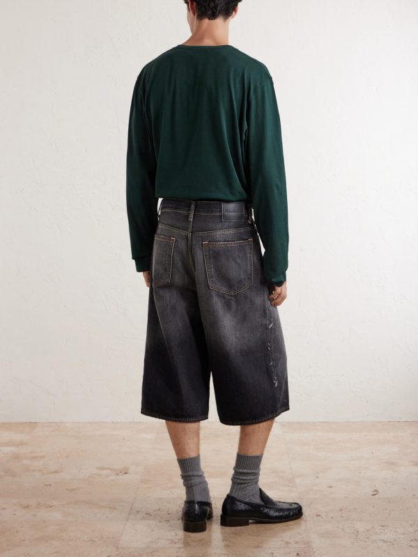 Cotton Denim Shorts - BK
