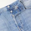 Ripped Straight-Leg Cotton Jeans - E1 Ripped Straight-Leg Cotton Jeans - E1
