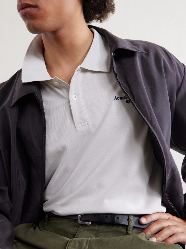 Logo-Embroidered Cotton-Piqué Polo Shirt - CU