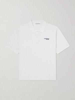 Logo-Embroidered Cotton-Piqué Polo Shirt Logo-Embroidered Cotton-Piqué Polo Shirt