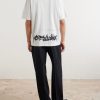 Logo-Print Distressed Cotton-Blend Jersey T-Shirt - BK Logo-Print Distressed Cotton-Blend Jersey T-Shirt - BK
