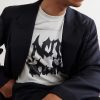 Logo-Print Distressed Cotton-Blend Jersey T-Shirt - CU Logo-Print Distressed Cotton-Blend Jersey T-Shirt - CU