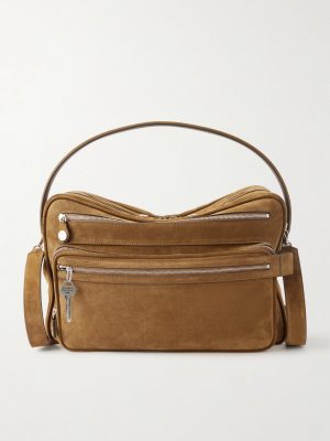 Camero Camera Suede Messenger Bag