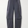 Tech Oversized Wide-Leg Colour-Block Dri-FIT Track Pants