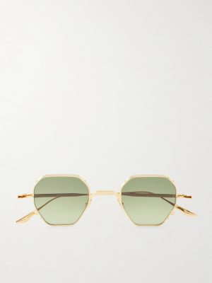 Verlaine Round-Frame Gold-Tone Sunglasses Verlaine Round-Frame Gold-Tone Sunglasses
