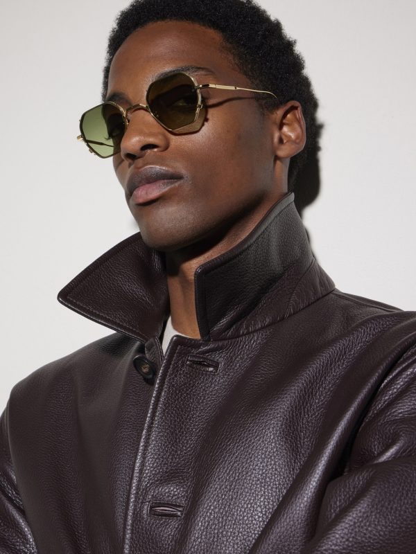 Verlaine Round-Frame Gold-Tone Sunglasses - OU Verlaine Round-Frame Gold-Tone Sunglasses - OU