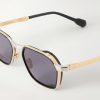Beckett D-Frame Gold-Tone and Acetate Sunglasses - CU Beckett D-Frame Gold-Tone and Acetate Sunglasses - CU