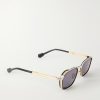 Beckett D-Frame Gold-Tone and Acetate Sunglasses - FR Beckett D-Frame Gold-Tone and Acetate Sunglasses - FR