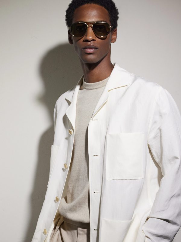 Commander Aviator-Style Gold-Tone Sunglasses - BK Commander Aviator-Style Gold-Tone Sunglasses - BK