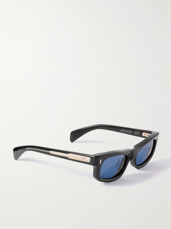 Initials Rectangular-Frame Acetate Sunglasses - FR Initials Rectangular-Frame Acetate Sunglasses - FR