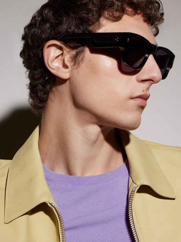 Dino Square-Frame Acetate Sunglasses - BK Dino Square-Frame Acetate Sunglasses - BK
