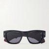 Dino Square-Frame Acetate Sunglasses Dino Square-Frame Acetate Sunglasses