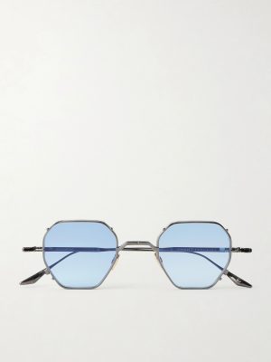 Verlaine Round-Frame Metal Sunglasses Verlaine Round-Frame Metal Sunglasses