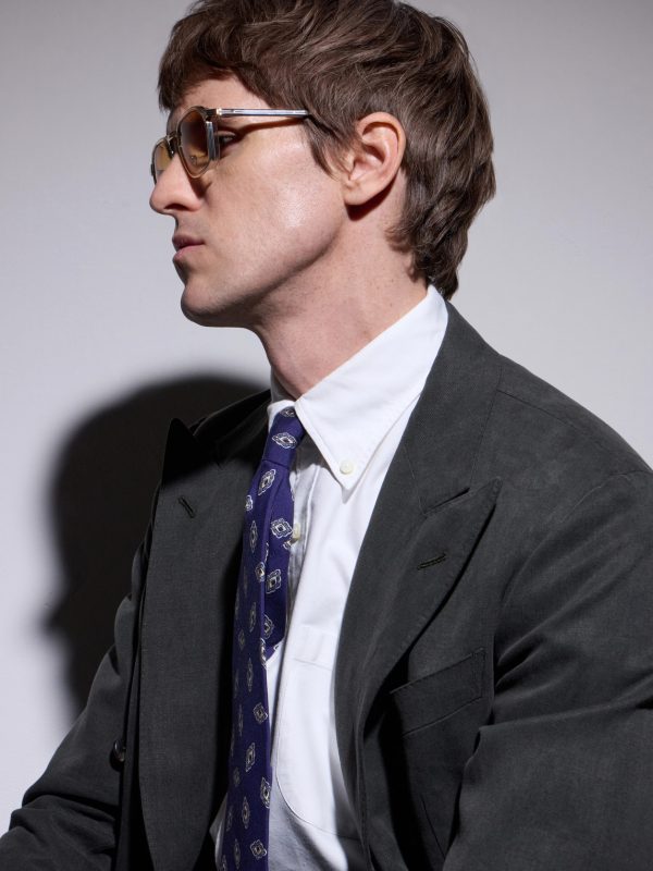 Beckett D-Frame Titanium and Acetate Sunglasses - BK Beckett D-Frame Titanium and Acetate Sunglasses - BK