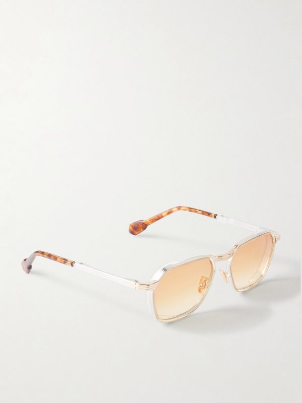 Beckett D-Frame Titanium and Acetate Sunglasses - FR Beckett D-Frame Titanium and Acetate Sunglasses - FR