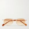 Beckett D-Frame Titanium and Acetate Sunglasses Beckett D-Frame Titanium and Acetate Sunglasses