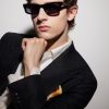 Initials Square-Frame Acetate Sunglasses - BK Initials Square-Frame Acetate Sunglasses - BK