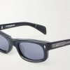 Initials Square-Frame Acetate Sunglasses - CU Initials Square-Frame Acetate Sunglasses - CU
