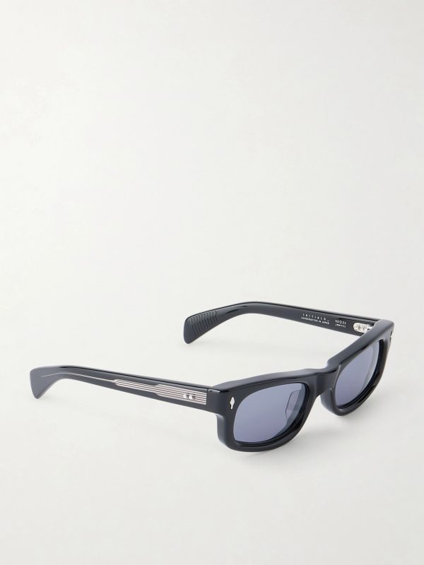 Initials Square-Frame Acetate Sunglasses - FR Initials Square-Frame Acetate Sunglasses - FR