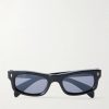 Initials Square-Frame Acetate Sunglasses Initials Square-Frame Acetate Sunglasses