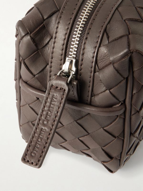 Armour 014 Woven Leather Wash Bag - CU