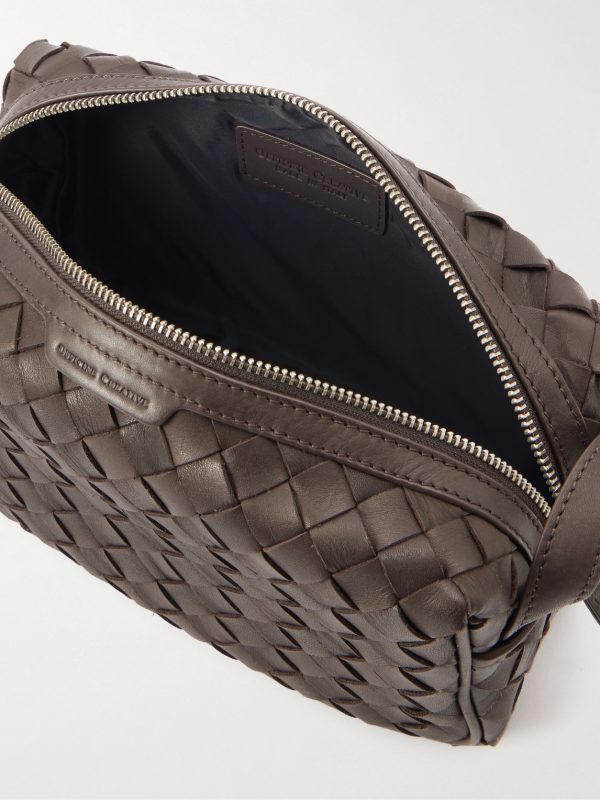 Armour 014 Woven Leather Wash Bag - E1
