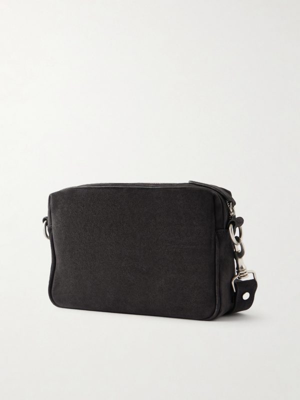 Quentin 25 Suede Messenger Bag - BK Quentin 25 Suede Messenger Bag - BK