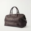 Armor/019 Woven Leather Weekend Bag - BK Armor/019 Woven Leather Weekend Bag - BK
