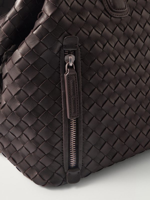 Armor/019 Woven Leather Weekend Bag - CU Armor/019 Woven Leather Weekend Bag - CU