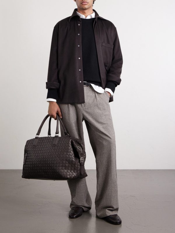Armor/019 Woven Leather Weekend Bag - OU Armor/019 Woven Leather Weekend Bag - OU