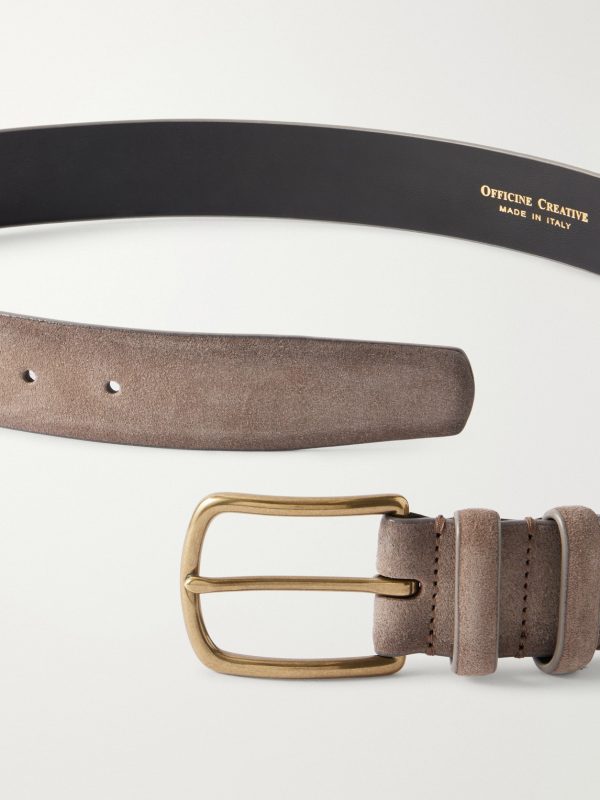 3.5cm Suede Belt - CU 3.5cm Suede Belt - CU