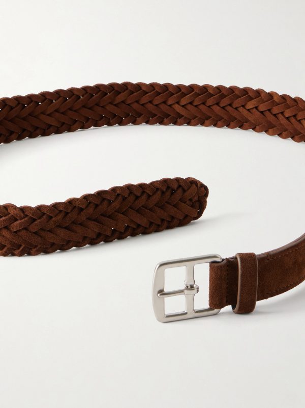 3cm Woven Suede Belt - CU 3cm Woven Suede Belt - CU