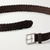 3cm Woven Suede Belt - CU 3cm Woven Suede Belt - CU