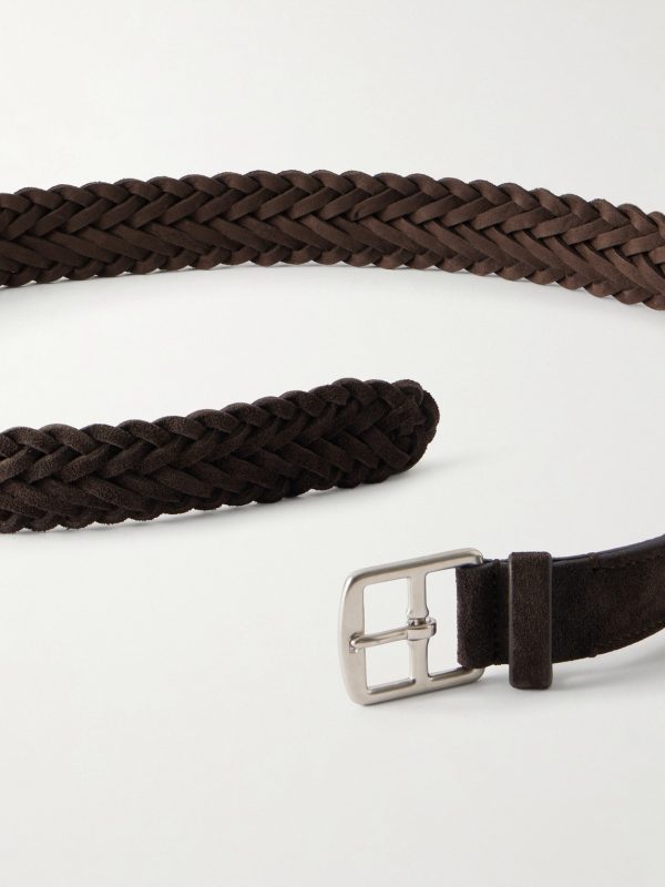3cm Woven Suede Belt - CU 3cm Woven Suede Belt - CU