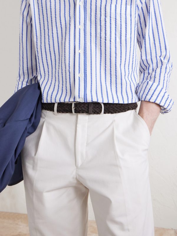 3cm Woven Suede Belt - OU 3cm Woven Suede Belt - OU