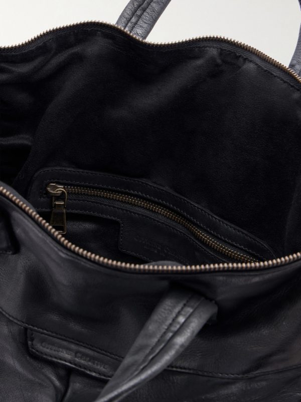 Helmet 005 Full-Grain Leather Tote Bag - E1
