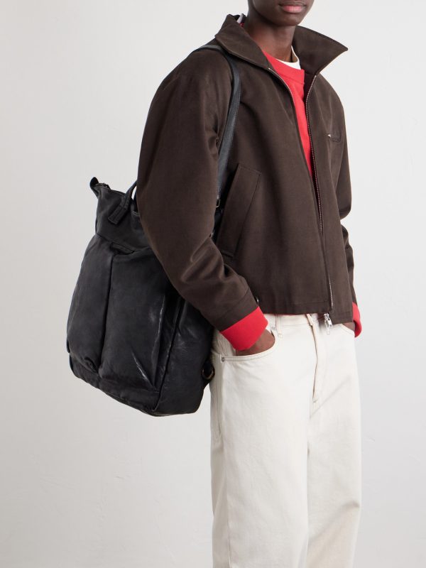 Helmet 005 Full-Grain Leather Tote Bag - OU