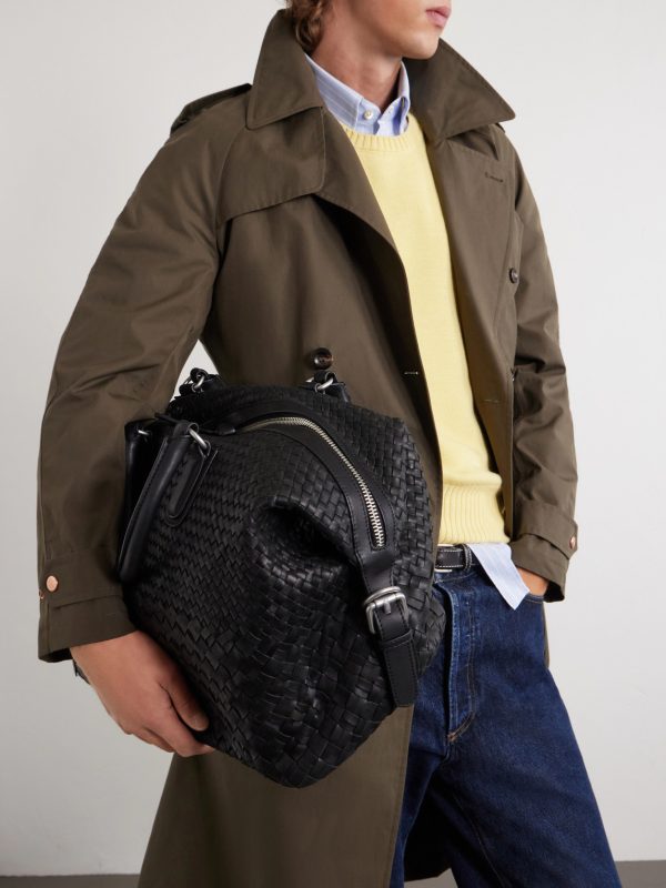 Woven Leather Weekend Bag - E2 Woven Leather Weekend Bag - E2