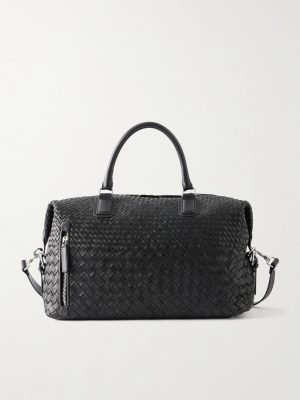 Woven Leather Weekend Bag Woven Leather Weekend Bag