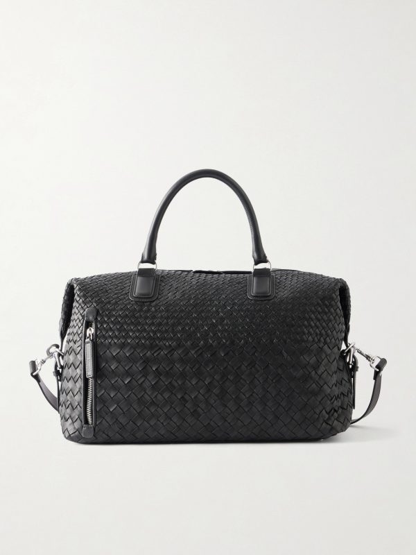 Woven Leather Weekend Bag Woven Leather Weekend Bag