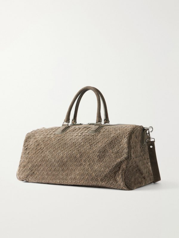 Armor 01 Woven Suede Weekend Bag - BK Armor 01 Woven Suede Weekend Bag - BK
