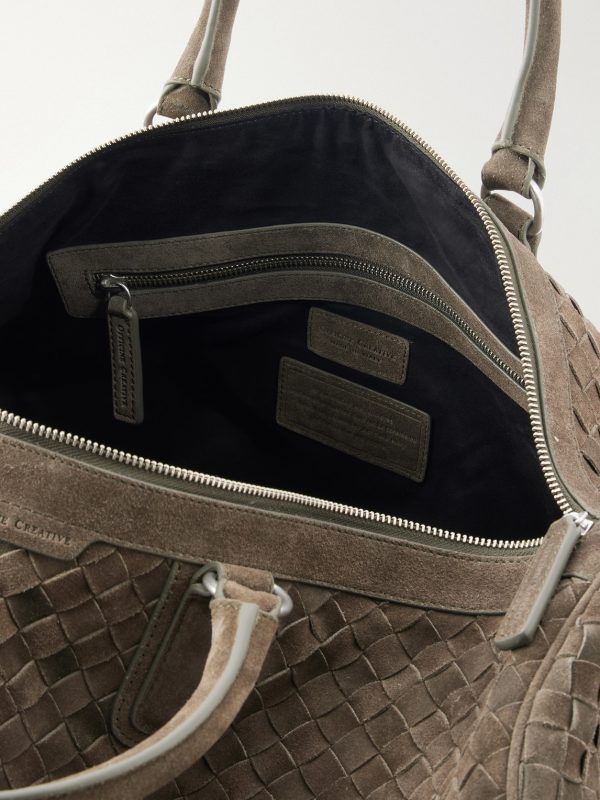 Armor 01 Woven Suede Weekend Bag - E1 Armor 01 Woven Suede Weekend Bag - E1