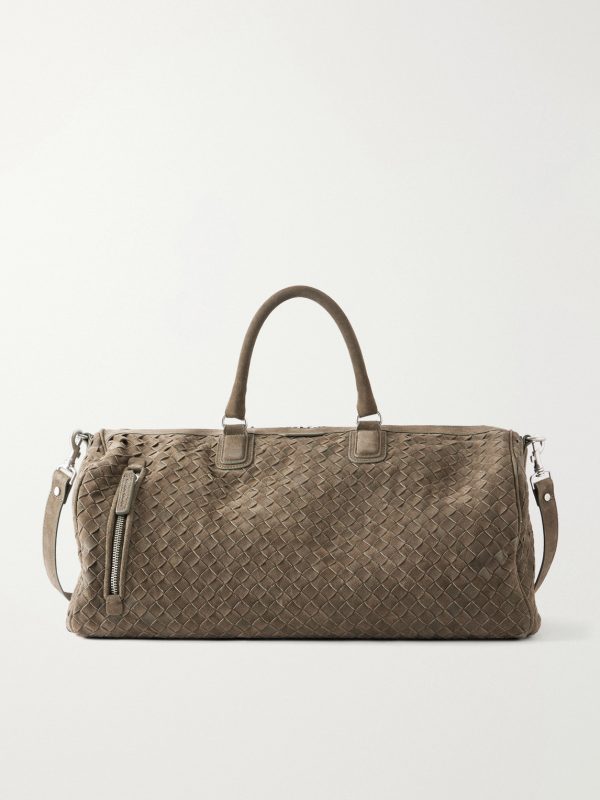 Armor 01 Woven Suede Weekend Bag Armor 01 Woven Suede Weekend Bag