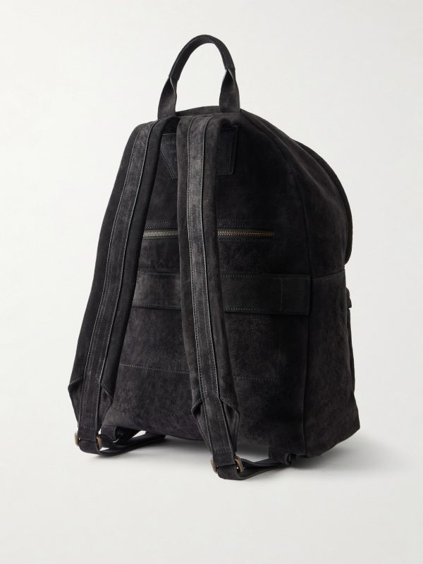 OC 001 Suede Backpack - BK OC 001 Suede Backpack - BK